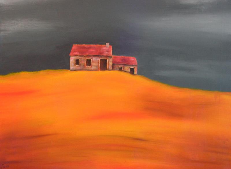 Gewitter vor Rapsfeld, 2003, Acryl-Öl-Leinen, 65x60.jpg